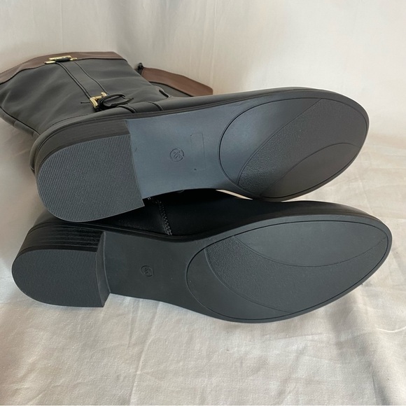 Karen Scott Deliee 2 BLK/COG Woman Boots Size 12M New - Picture 8 of 10